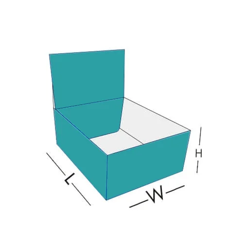 1-2-3 Bottom Display Lid Box