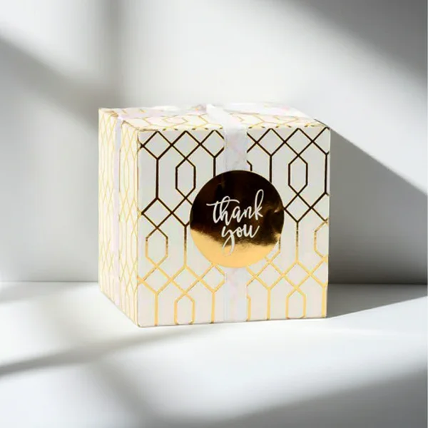 printed gold foil boxes